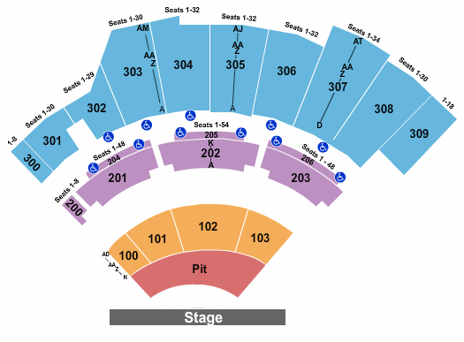 The Wharf Amphitheatre Twenty One Pilots Seating Chart
